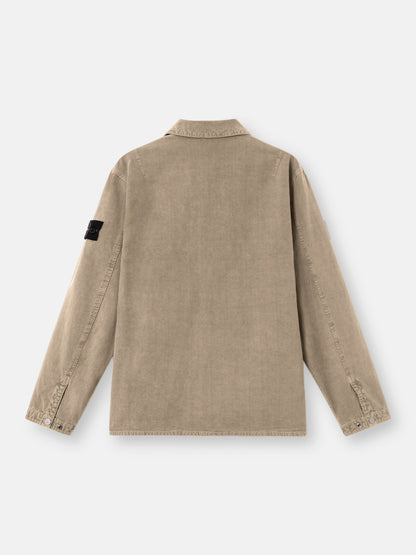 Stone Island Comfort-Fit Snap-Front Overshirt with Chest Pocket 1200028