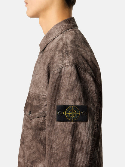 Stone Island Regular-Fit Zip-Up Overshirt with Chest Pockets 1200029