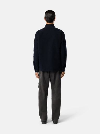 Stone Island Comfort-Fit Long-Sleeve Shirt with Chest Pocket 1200030