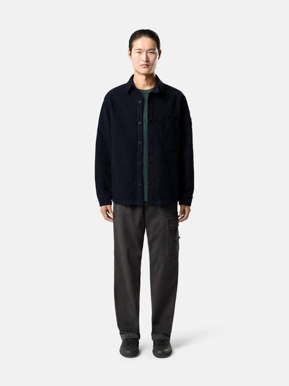 Stone Island Comfort-Fit Long-Sleeve Shirt with Chest Pocket 1200030