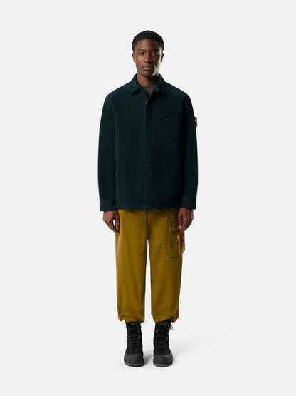 Stone Island Comfort-Fit Long-Sleeve Shirt with Chest Pocket 1200030