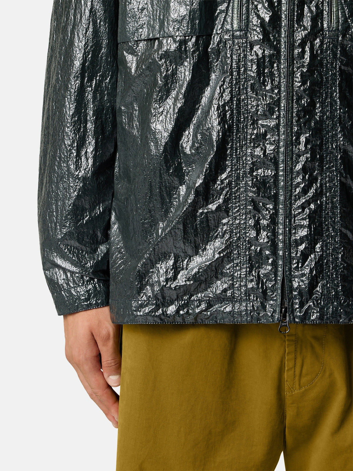 Stone Island Comfort-Fit Zip-Up Overshirt with Chest Pockets 1200031