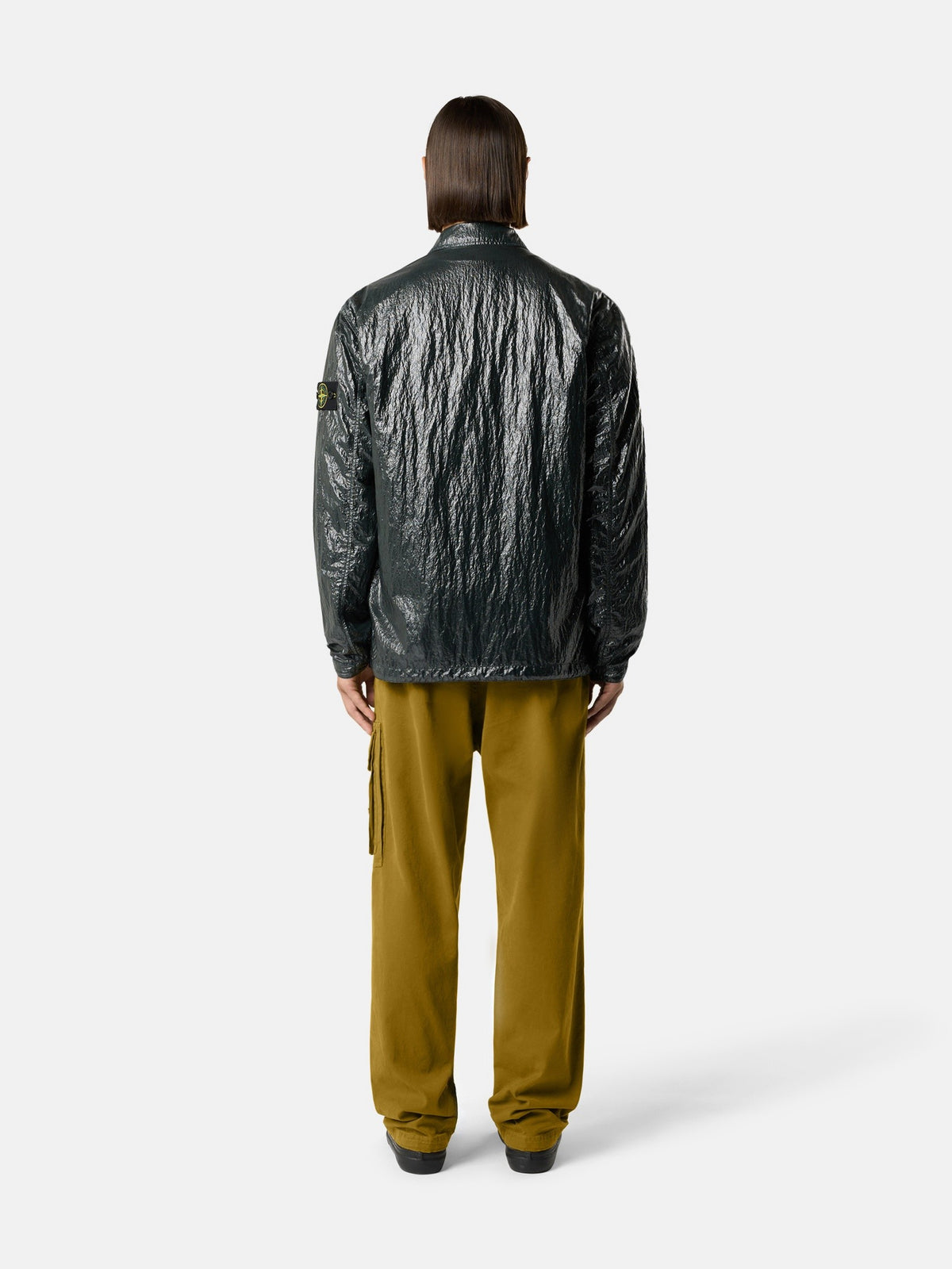 Stone Island Comfort-Fit Zip-Up Overshirt with Chest Pockets 1200031