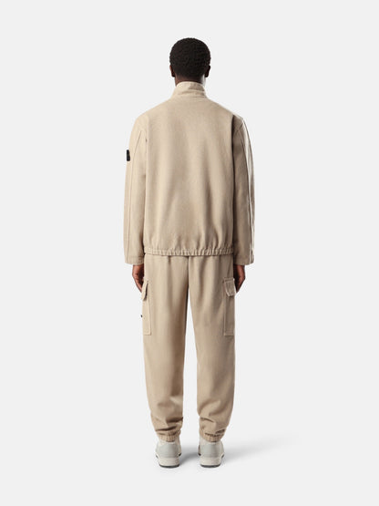 Stone Island Comfort-Fit Zip-Up Overshirt with Elasticated Cuffs 1200033