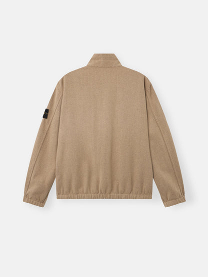 Stone Island Comfort-Fit Zip-Up Overshirt with Elasticated Cuffs 1200033