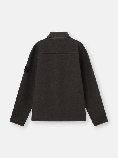 Stone Island Comfort-Fit Snap-Front Overshirt with Chest Pocket 1200034