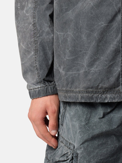 Stone Island Comfort-Fit Zip-Up Overshirt with Packable Hood 1200036