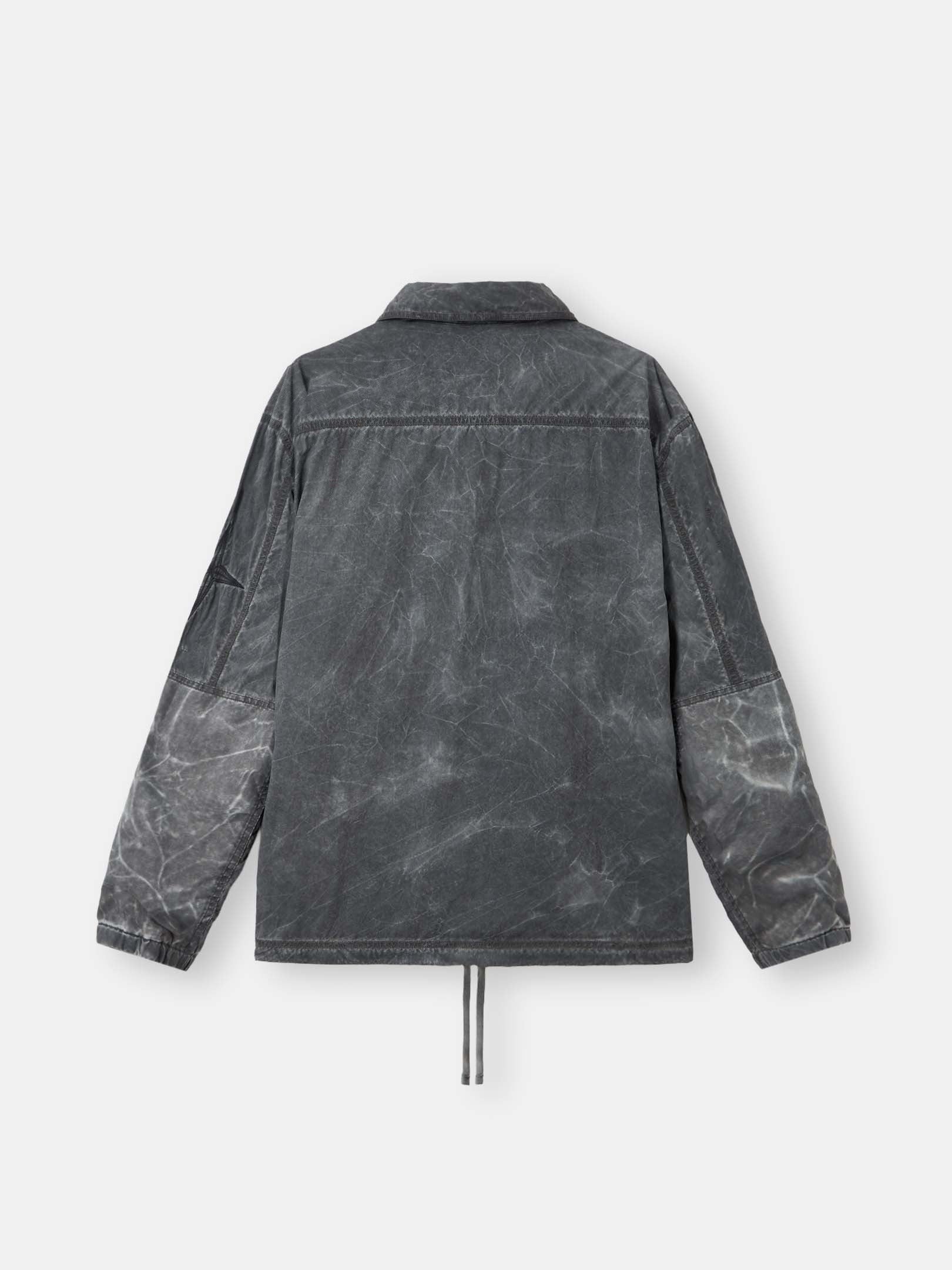 Stone Island Comfort-Fit Zip-Up Overshirt with Packable Hood 1200036