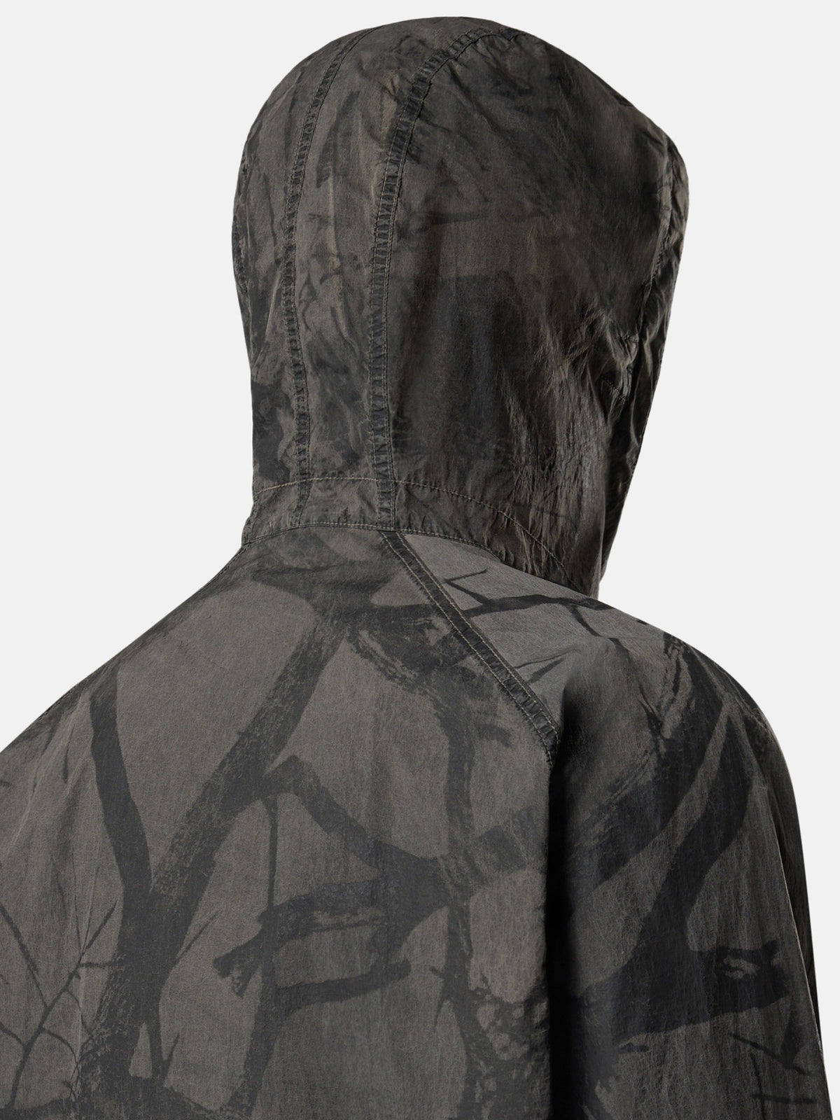 Stone Island Comfort-Fit Hooded Zip-Up Overshirt With Wind Resistance 1200038