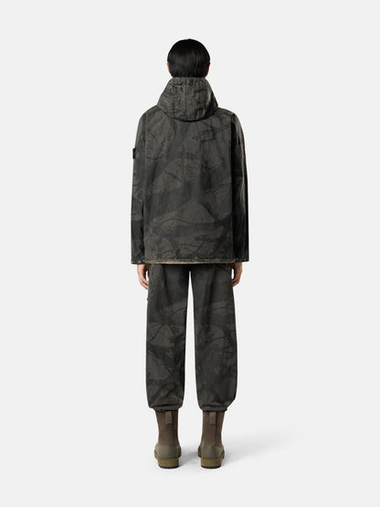Stone Island Comfort-Fit Hooded Zip-Up Overshirt With Wind Resistance 1200038