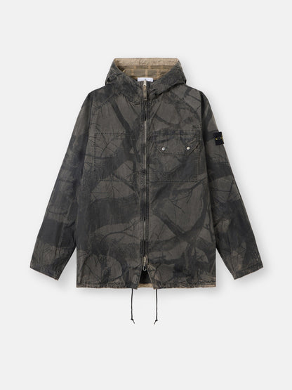 Stone Island Comfort-Fit Hooded Zip-Up Overshirt With Wind Resistance 1200038