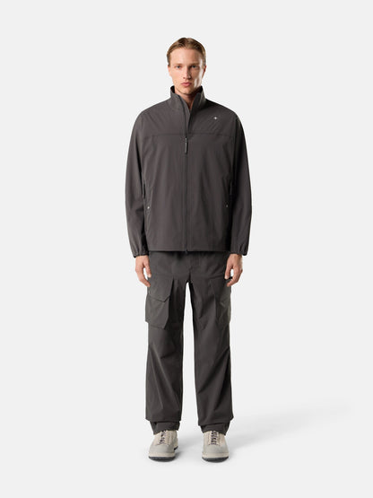 Stone Island Loose-Fit Zip-Up Overshirt with Drawcord Hem 1200040