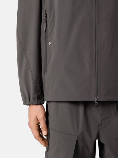 Stone Island Loose-Fit Zip-Up Overshirt with Drawcord Hem 1200040
