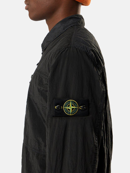 Stone Island Regular-Fit Zip-Up Overshirt with Chest Pocket 1200041