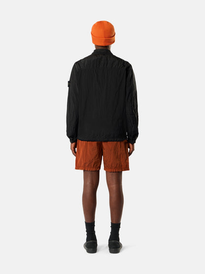 Stone Island Regular-Fit Zip-Up Overshirt with Chest Pocket 1200041