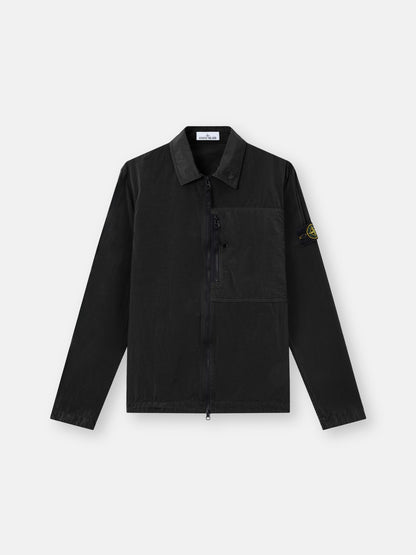 Stone Island Regular-Fit Zip-Up Overshirt with Chest Pocket 1200041
