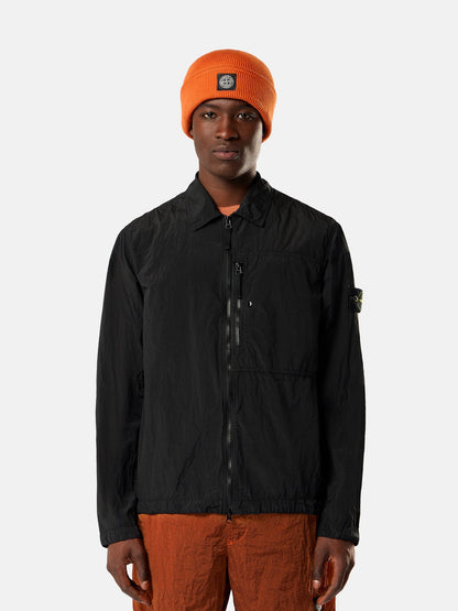 Stone Island Regular-Fit Zip-Up Overshirt with Chest Pocket 1200041