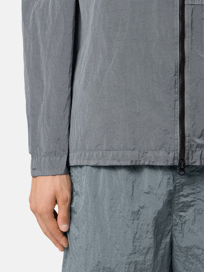 Stone Island Regular-Fit Zip-Up Overshirt with Chest Pocket 1200041
