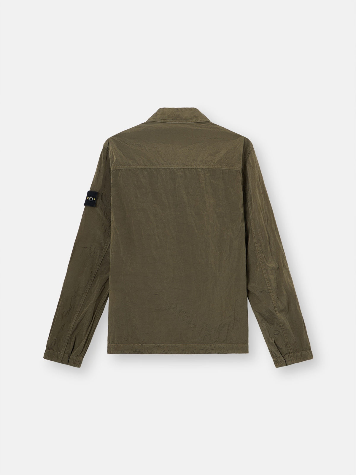 Stone Island Regular-Fit Zip-Up Overshirt with Chest Pocket 1200041