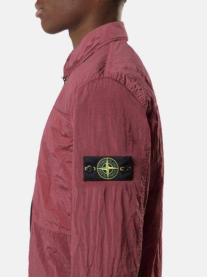 Stone Island Regular-Fit Zip-Up Overshirt with Chest Pocket 1200041