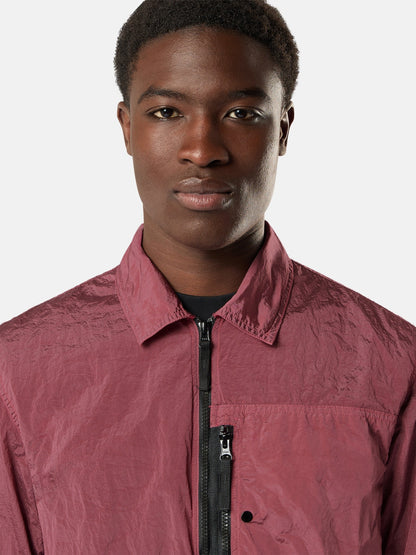 Stone Island Regular-Fit Zip-Up Overshirt with Chest Pocket 1200041