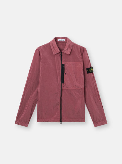 Stone Island Regular-Fit Zip-Up Overshirt with Chest Pocket 1200041