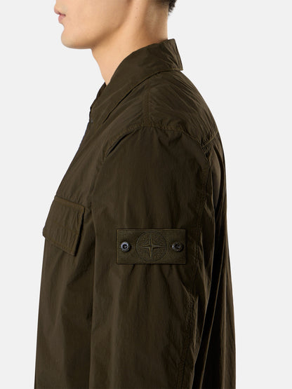 Stone Island Comfort-Fit Snap-Front Overshirt with Chest Pockets 1200044