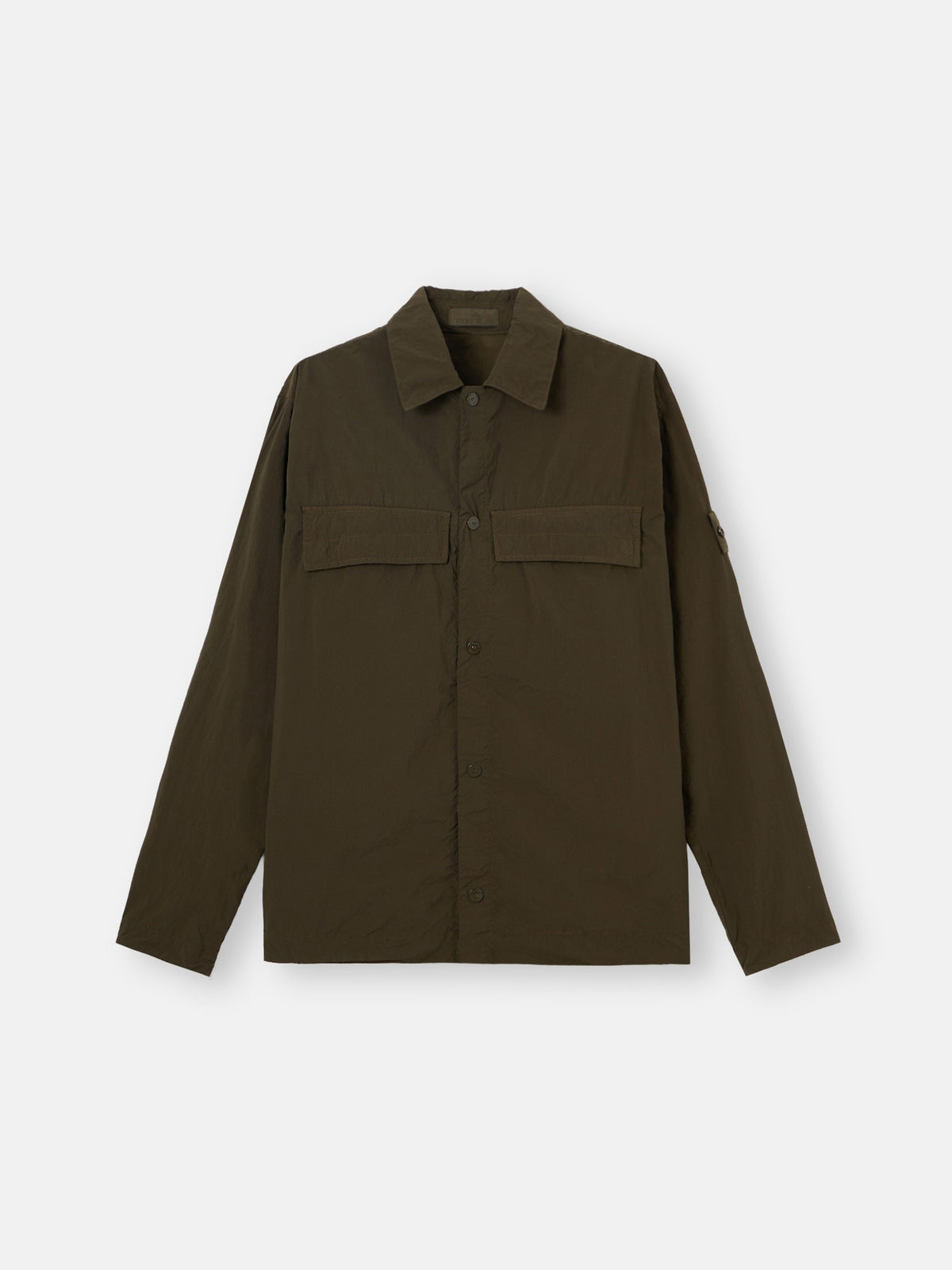 Stone Island Comfort-Fit Snap-Front Overshirt with Chest Pockets 1200044