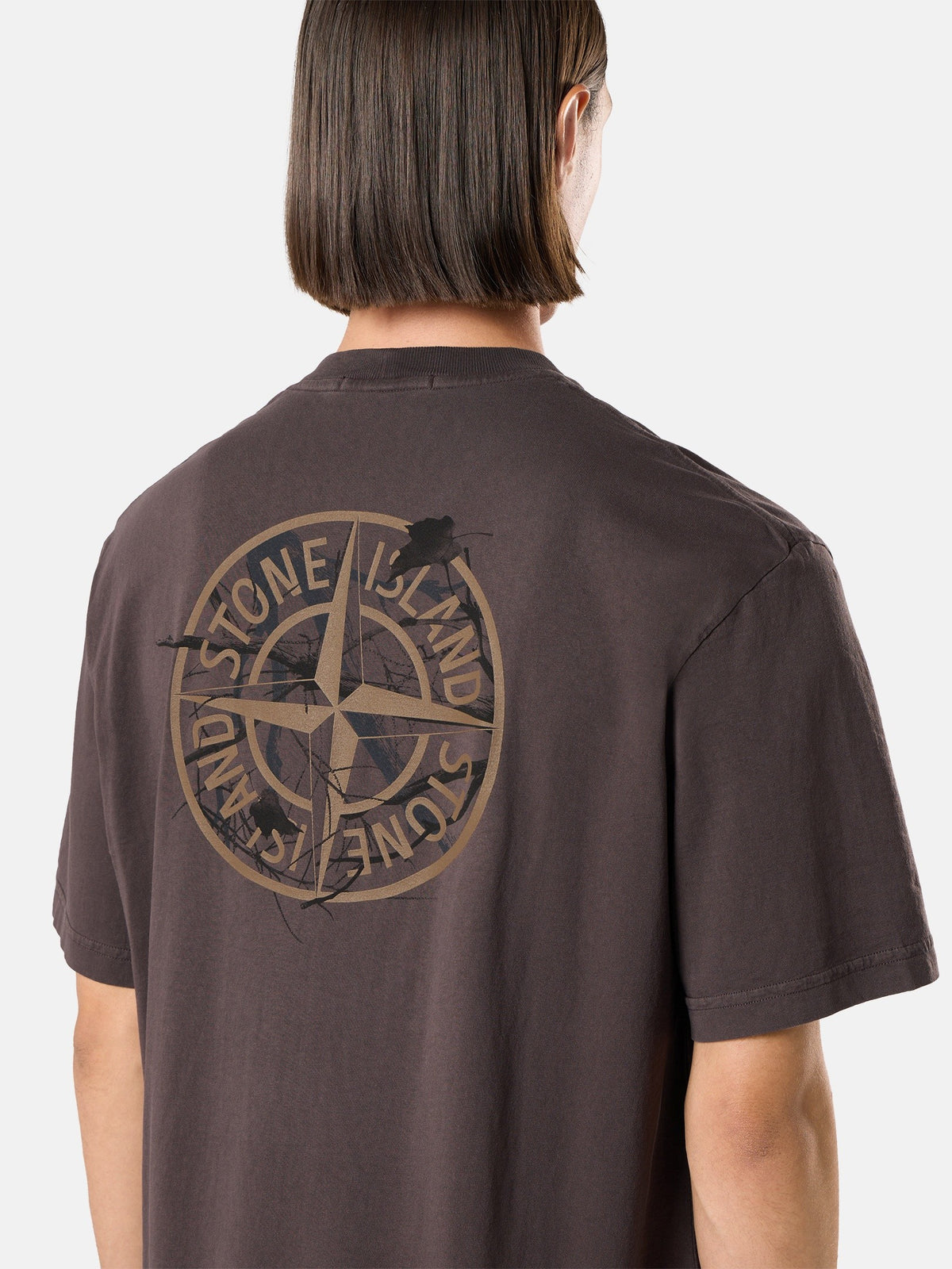 Stone Island Regular-Fit T-Shirt With ‘Mud’ Print 2100001