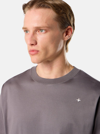 Stone Island Regular-Fit T-Shirt with Stone Island Star Embroidery 2100003