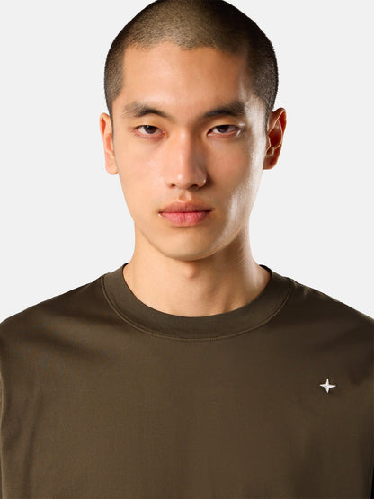 Stone Island Regular-Fit T-Shirt with Stone Island Star Embroidery 2100003