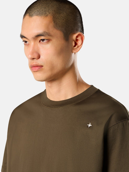 Stone Island Regular-Fit T-Shirt with Stone Island Star Embroidery 2100003