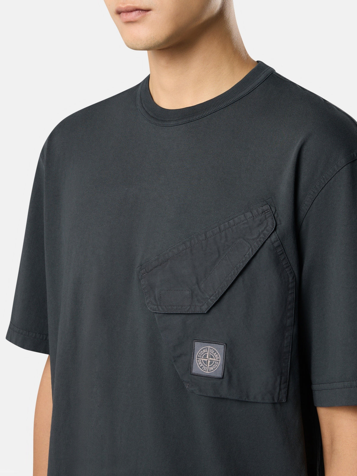 Stone Island Regular-Fit T-Shirt with Chest Pocket 2100008