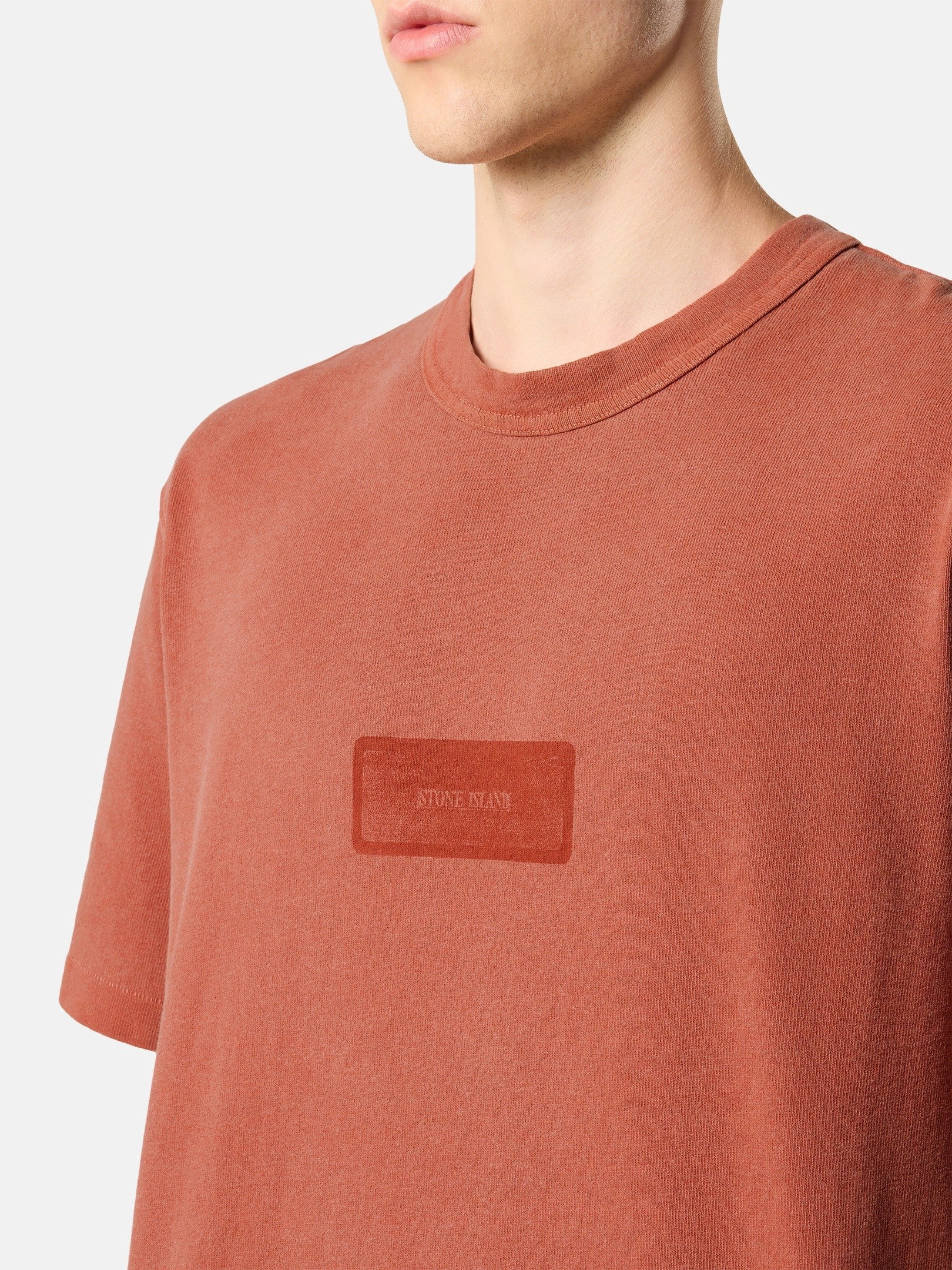 Stone Island Regular-Fit T-Shirt with Rectangular Print 2100012