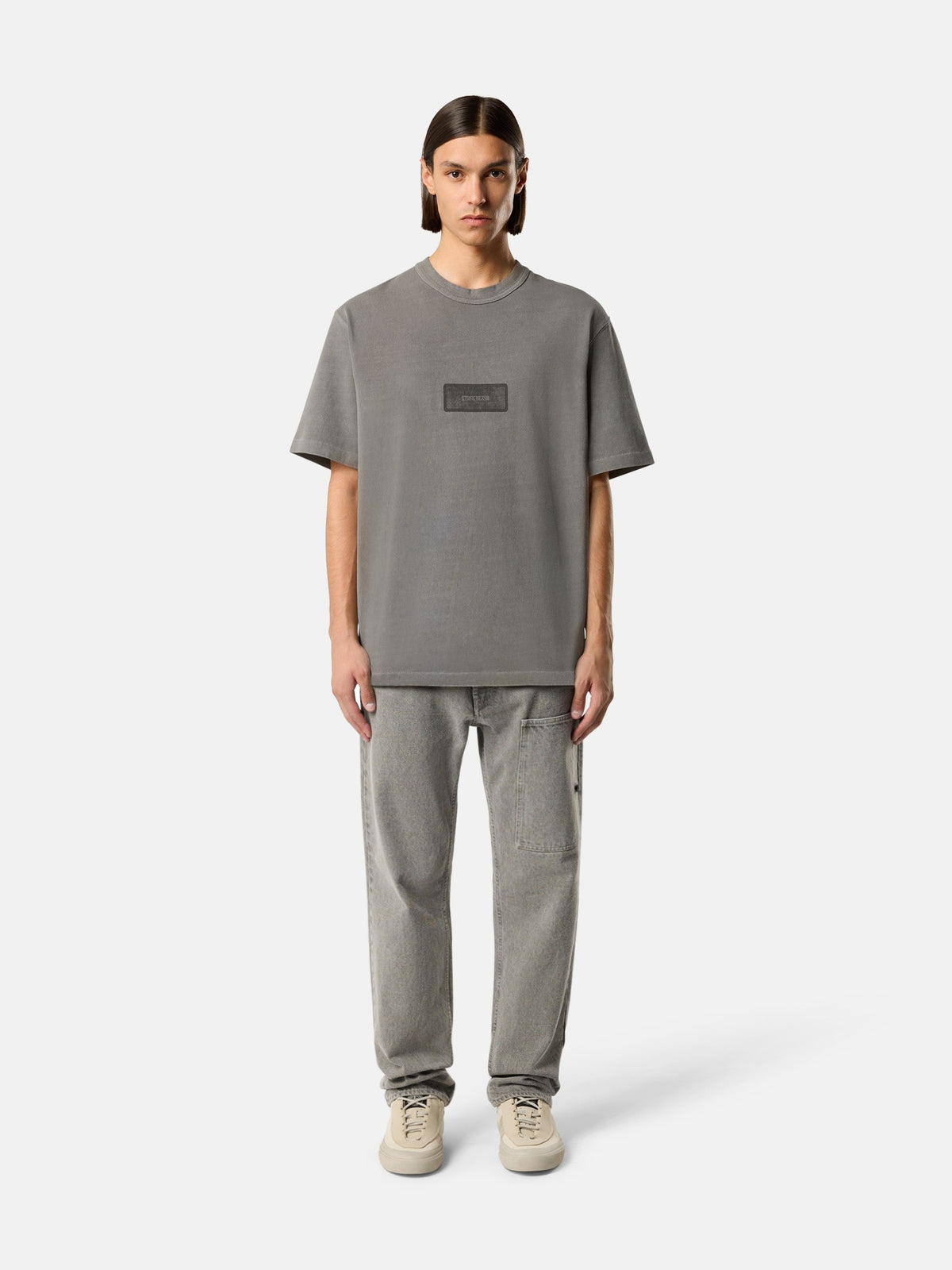 Stone Island Regular-Fit T-Shirt with Rectangular Print 2100012