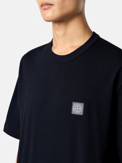 Stone Island Regular-Fit T-Shirt with Compass Logo Patch 2100015