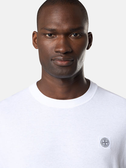Stone Island Slim-Fit Long-Sleeve T-Shirt with 'fissato' Effect 2100025