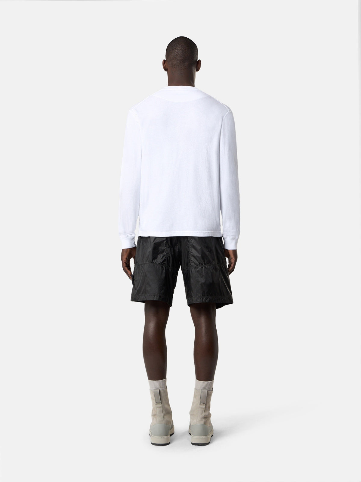 Stone Island Slim-Fit Long-Sleeve T-Shirt with 'fissato' Effect 2100025