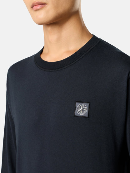 Stone Island Slim-Fit Long-Sleeve T-Shirt with 'fissato' Effect 2100025