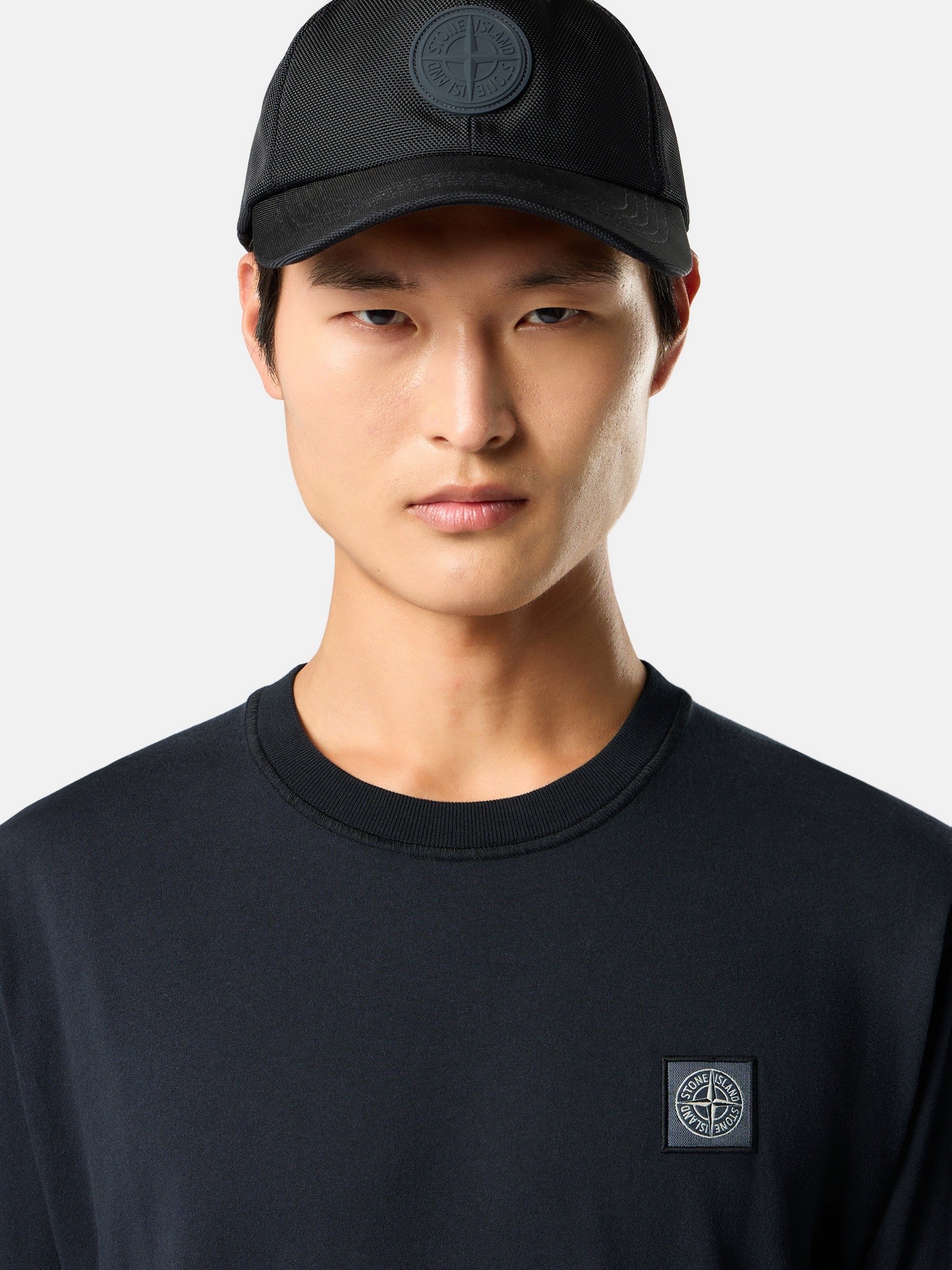 Stone Island Slim-Fit Long-Sleeve T-Shirt with 'fissato' Effect 2100025