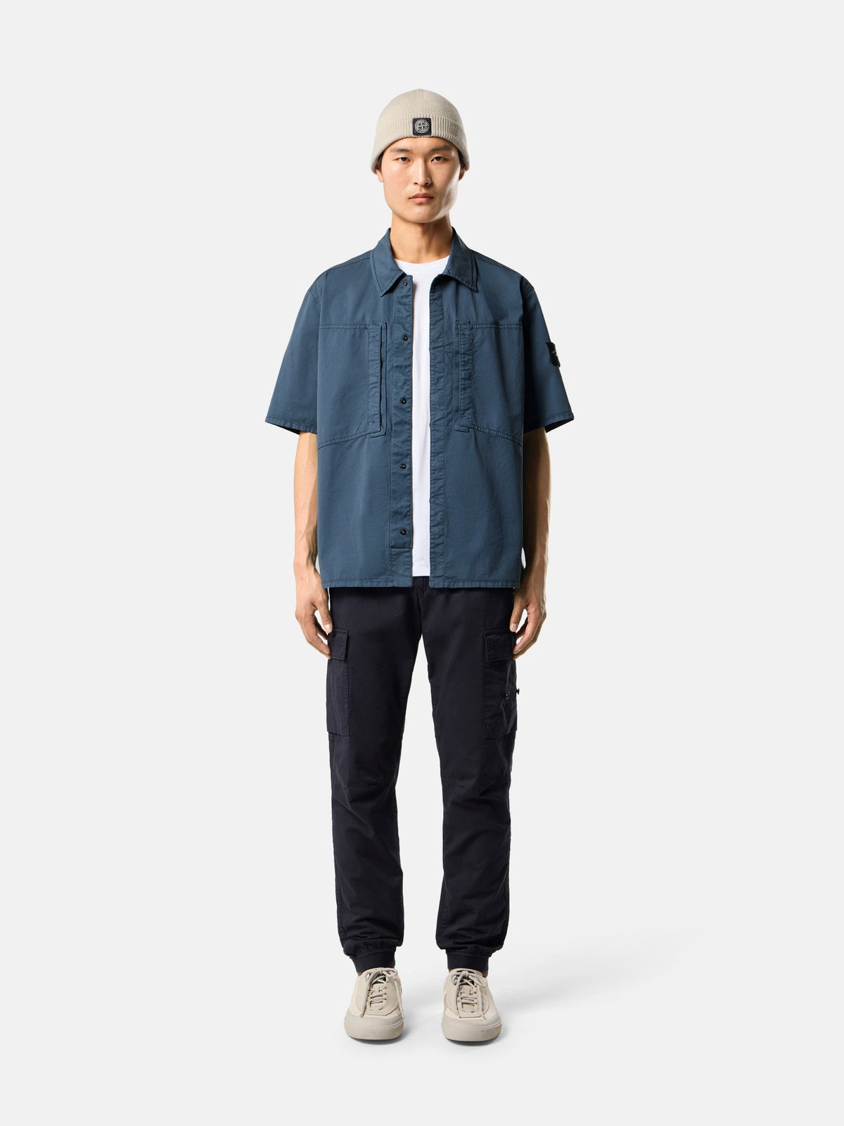 Stone Island Slim-Fit T-Shirt with Compass Patch 2100027