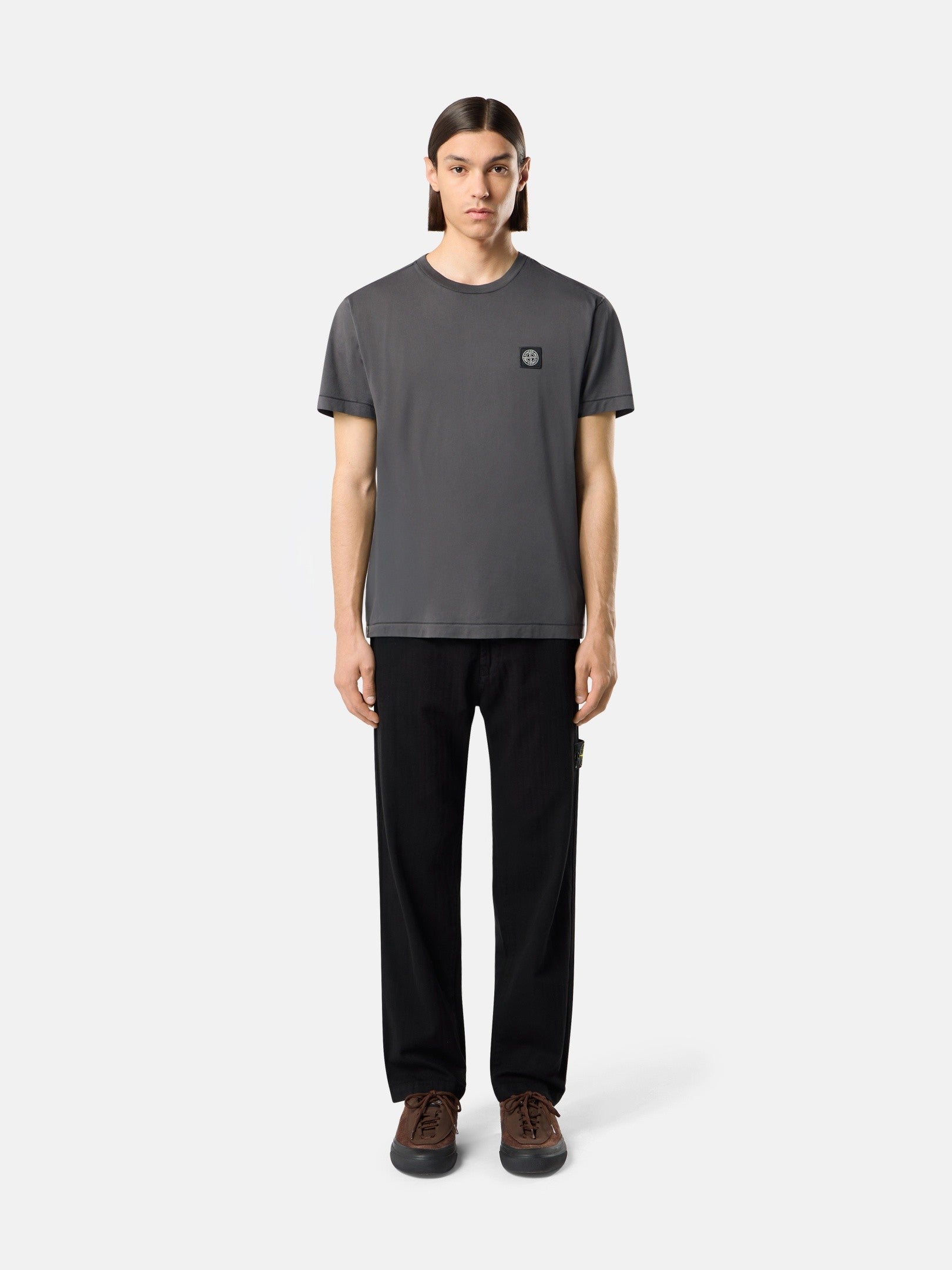 Stone Island Slim-Fit T-Shirt with Compass Patch 2100027