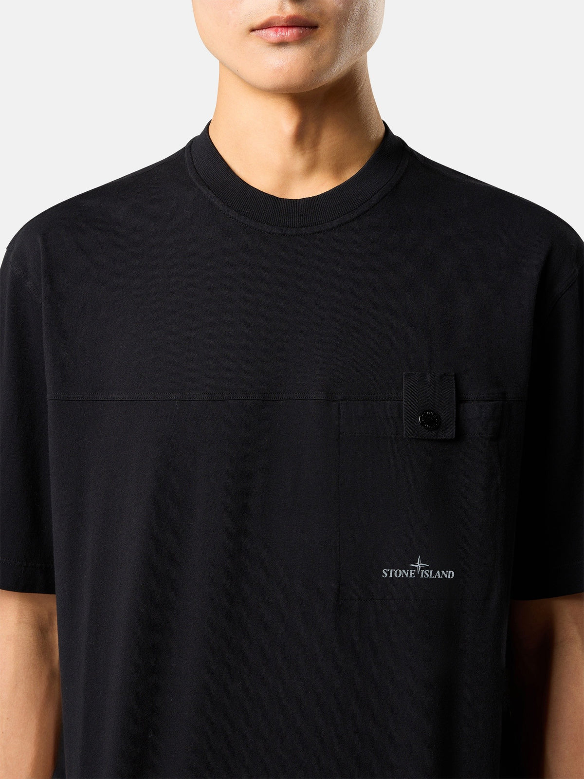 Stone Island Regular-Fit T-Shirt with Chest Pocket 2100028