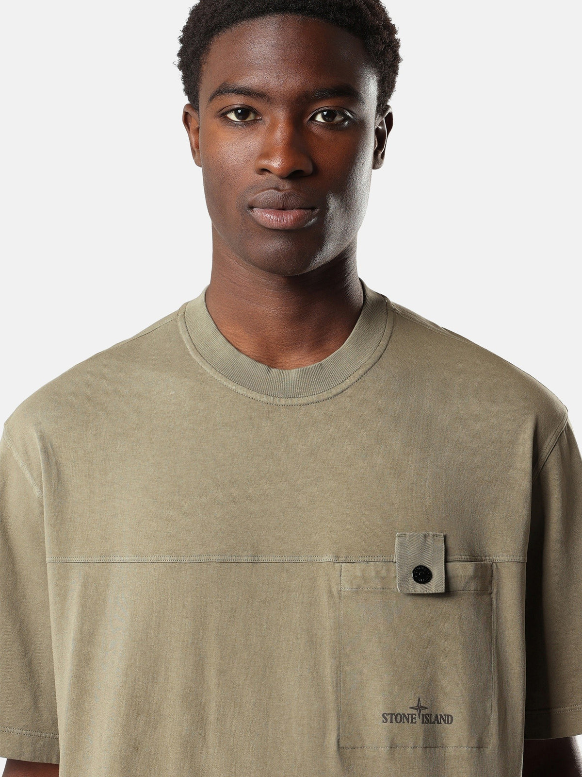 Stone Island Regular-Fit T-Shirt with Chest Pocket 2100028