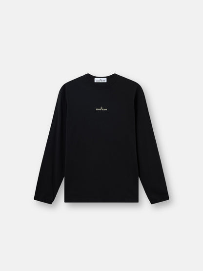 Stone Island Regular-Fit Long-Sleeve T-Shirt with ‘blurred Compass’ Print 2100029