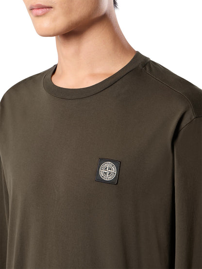 Stone Island Slim-Fit Long-Sleeve T-Shirt with Compass Patch 2100031
