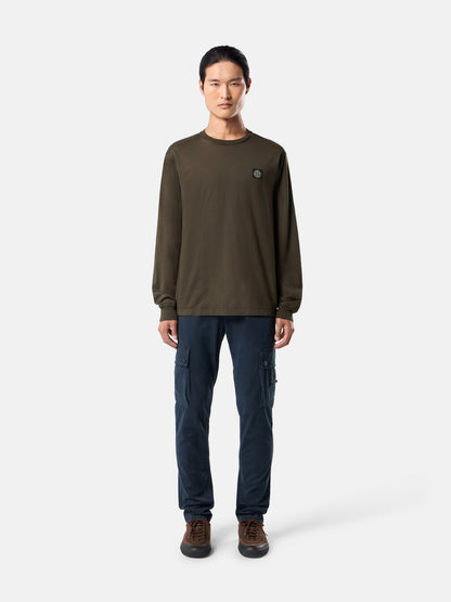 Stone Island Slim-Fit Long-Sleeve T-Shirt with Compass Patch 2100031