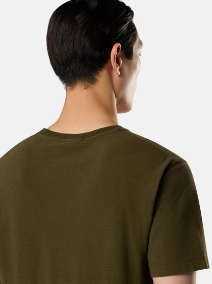 Stone Island Slim-Fit T-Shirt with Tonal Compass Logo Patch 2100035
