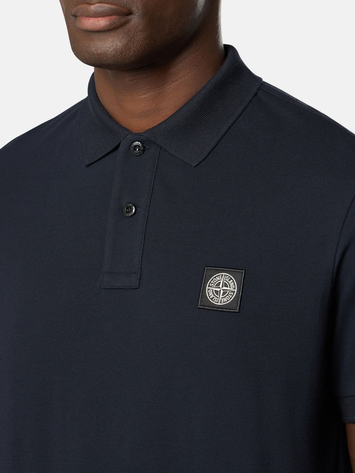 Stone Island Slim-Fit Short-Sleeve Polo with Compass Patch 2200008