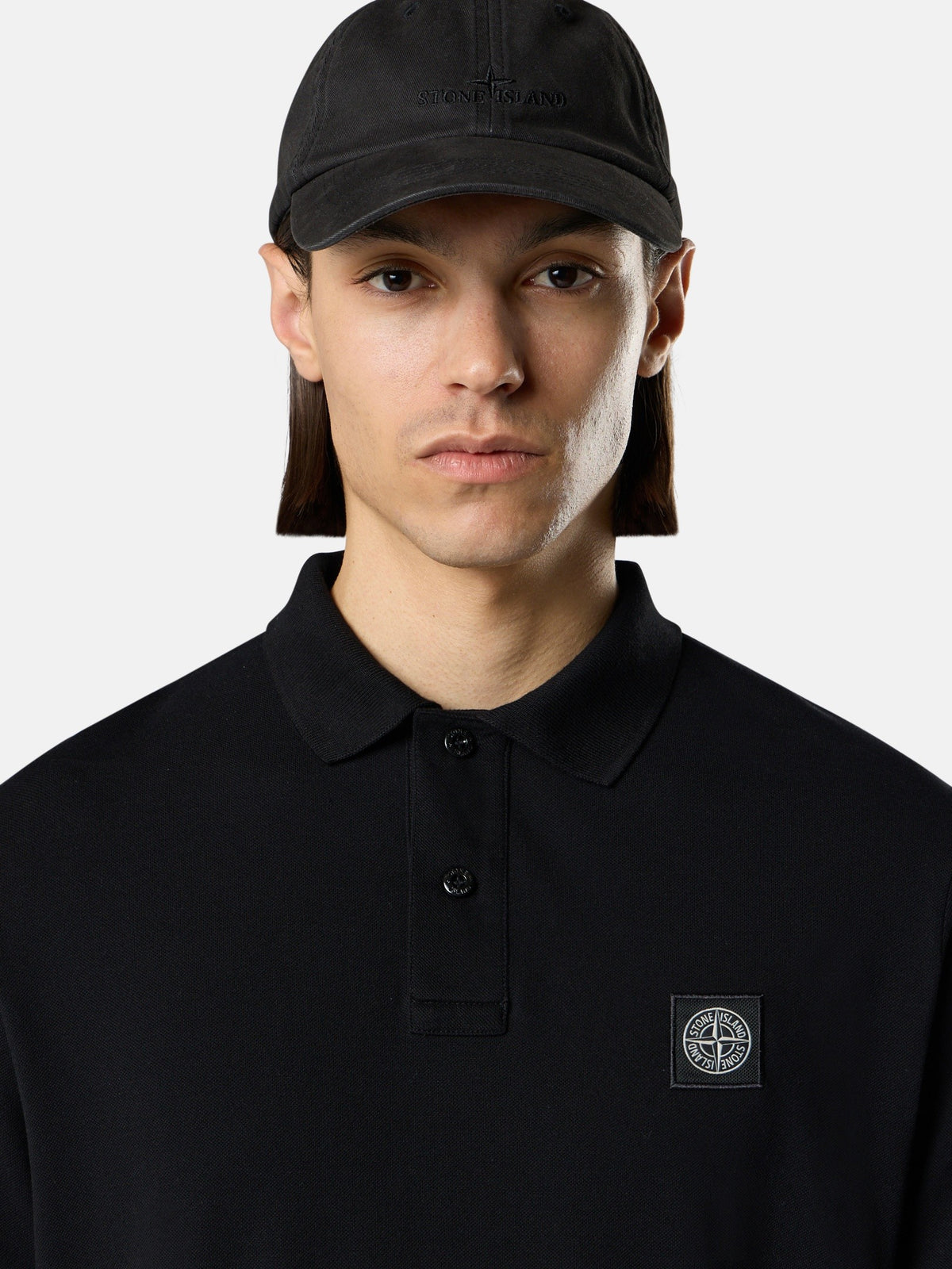 Stone Island Slim-Fit Short-Sleeve Polo with Compass Patch 2200008